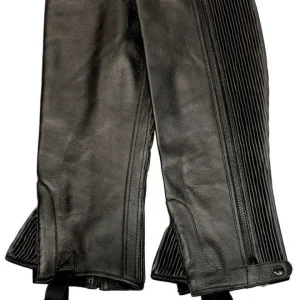 Tuffrider Plus Rider Grain Half Chaps Wide Brn