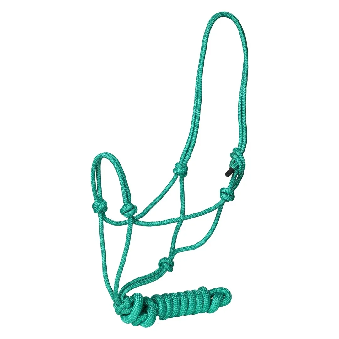 TuffRider Rugged Rope Halter with Matching 6' Lead - Image 2