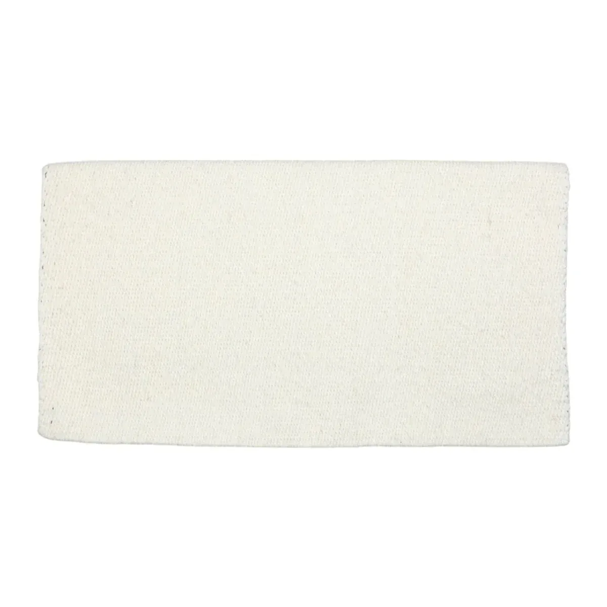TuffRider Solid Color Double Weave Saddle Blanket-White-34 x 38 in - Image 2