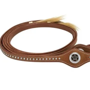 Tuffrider Western Split Reins with Horse Hair Tassel