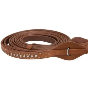 TuffRider Western Split Reins With Silver Dots
