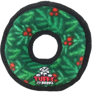 Tuffy Dog Toys Jr Holiday Ring Wreath