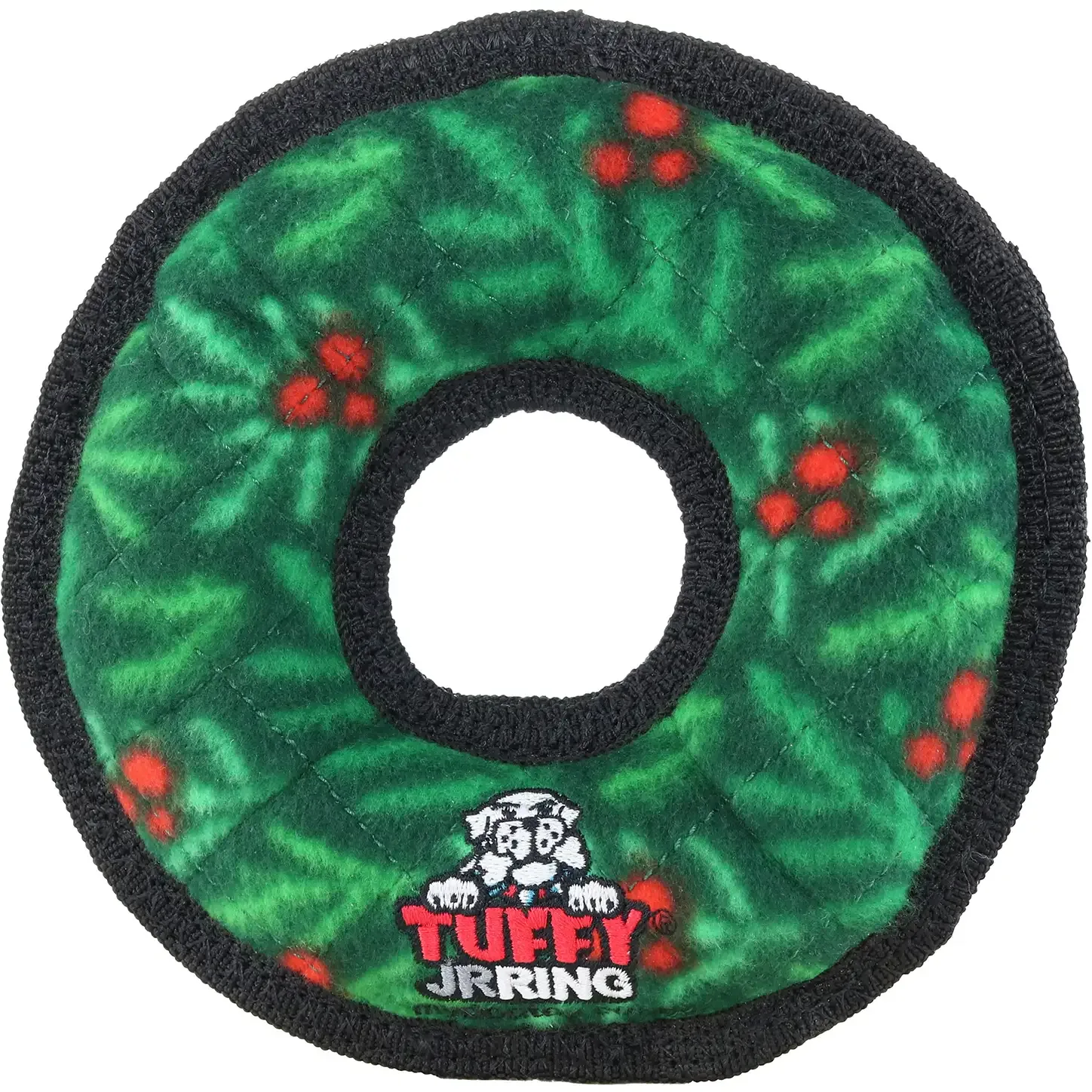 Tuffy Dog Toys Jr Holiday Ring Wreath