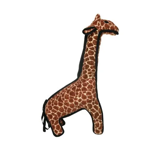 Tuffy Zoo Giraffe Durable Dog Toy Brown 23in - Image 2