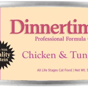 Tuffy's Dinnertime Canned Cat Food Chicken & Tuna 24ea/5.5 oz