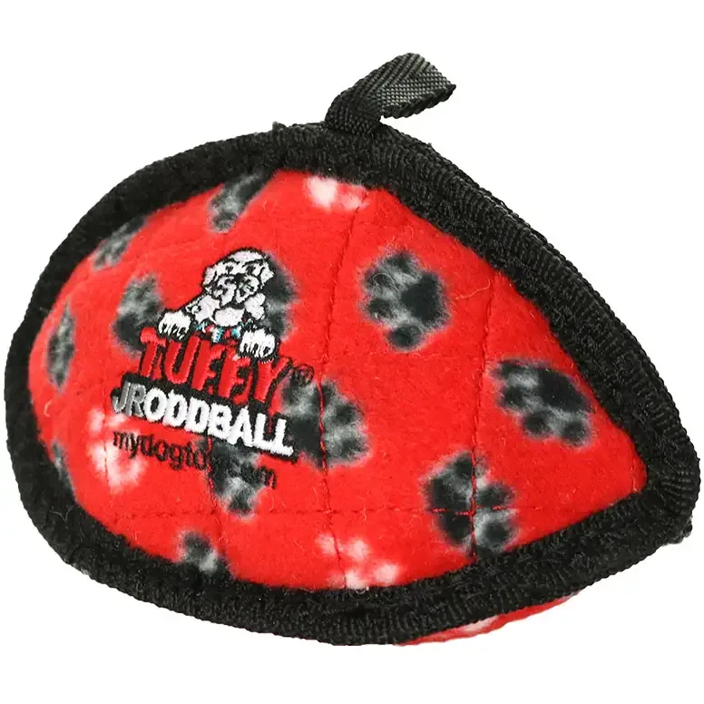 Tuffy's Jr Ultimate Odd Ball Red Paws