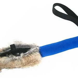 TugAway Tug Stick with Rabbit Fur Reward Pouch