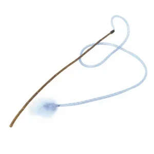 Turbo Blue Wood Wand Interactive Cat Toy