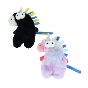 Turbo Whimsy Unicorns Plush Cat Toys, 2