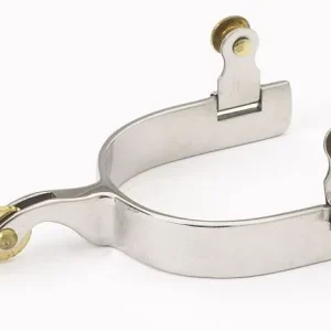 Turn-Two Equine Western D-Shank Round Spurs Brn