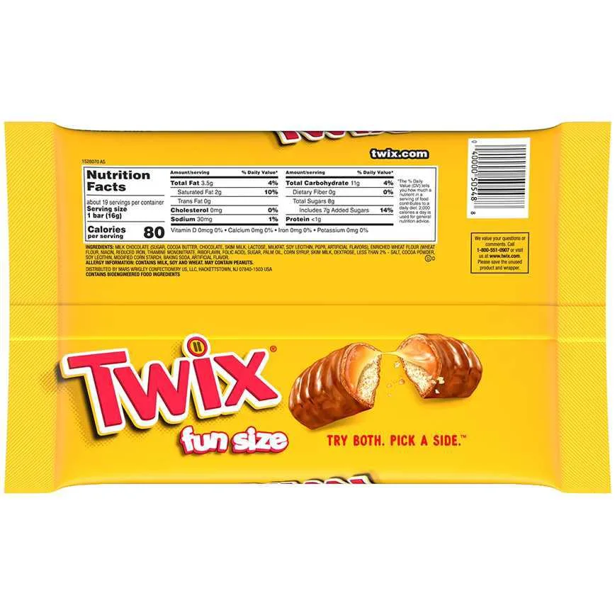Twix Fun Size Cookie Bars 10.83 oz. - Image 2