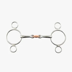Two Ring Gag with Copper Lozenge