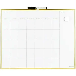 Ubrands Magnetic Dry Erase Calendar Board 20" x 16"