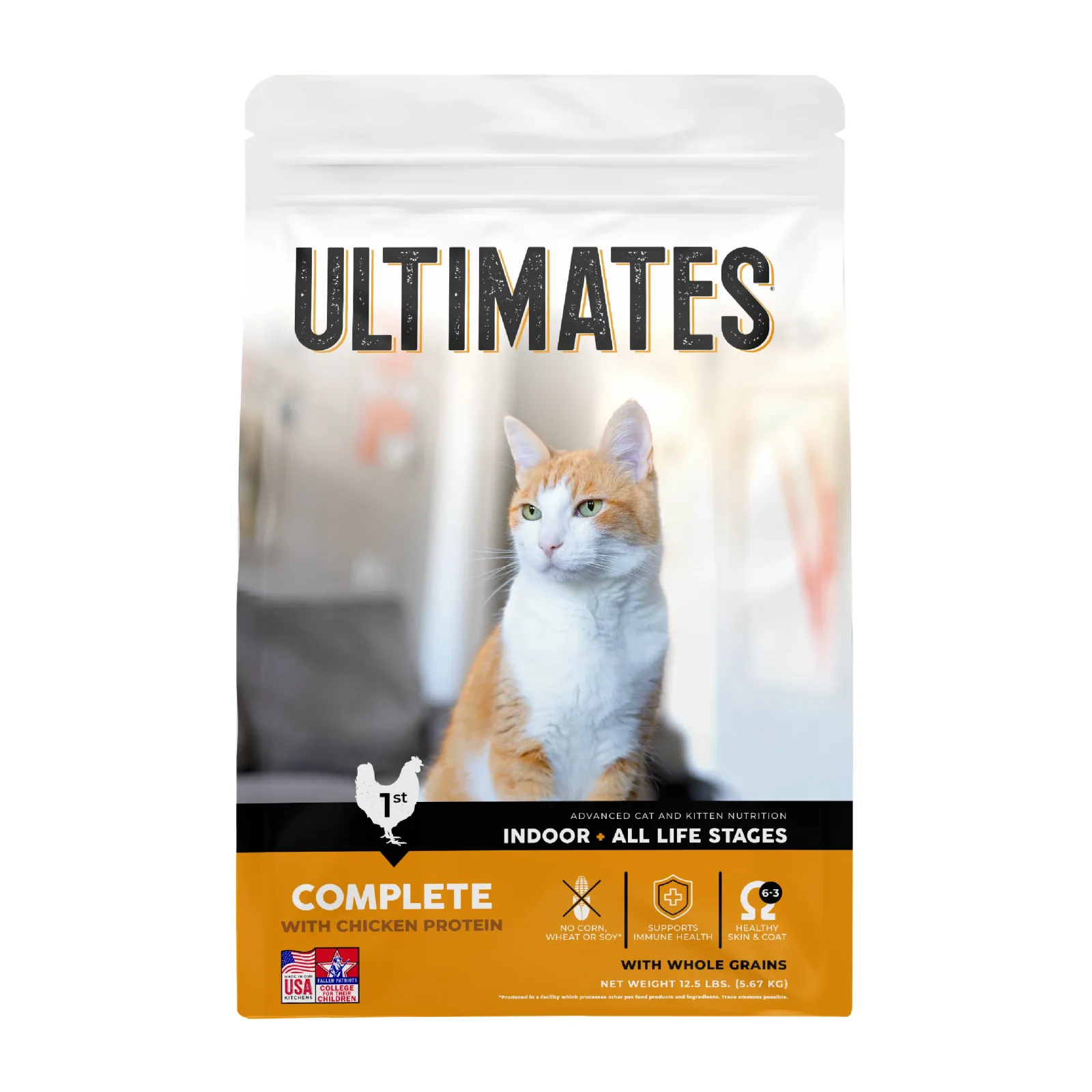 Ultimates Complete Indoor Dry Cat Food Chicken & Brown Rice 12.5 lb