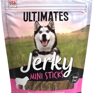 Ultimates Jerky Mini Sticks Dog Treats Lamb 7 oz