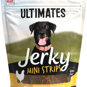 Ultimates Jerky Mini Strips Dog Treats Chicken 7 oz