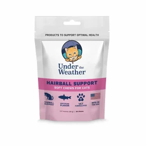 Under the Weather Cat Hairball Support Chews, 60-Count