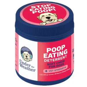 Under The Weather Poop Eating Deterrent Soft Chews for Dogs