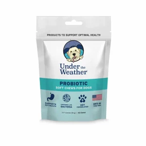Under the Weather Probiotic Soft Dog Chews for Dogs