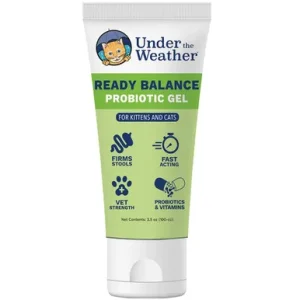 Under The Weather Ready Balance Probiotic Gel for Cats & Kittens