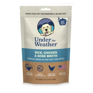 Under The Weather Rice, Chicken, & Bone Broth Freeze Dried Bland Dog Food