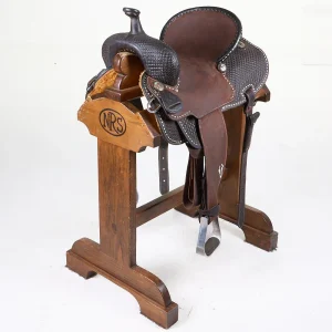 Usher Used 15.5in 1/2 Breed Usher Barrel Saddle
