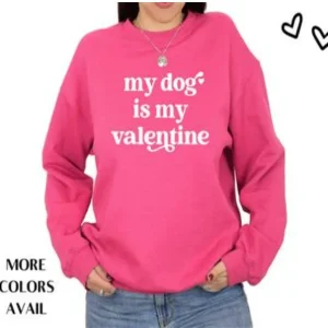 Valentine Sweatshirt Unisex Crew Neck
