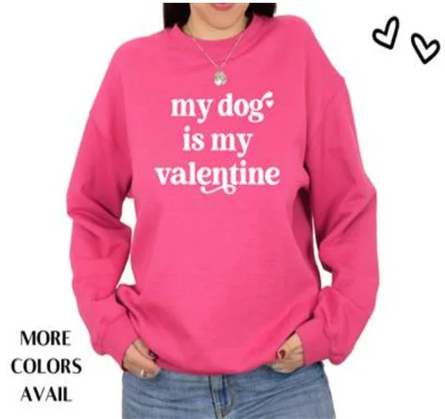 Valentine Sweatshirt Unisex Crew Neck