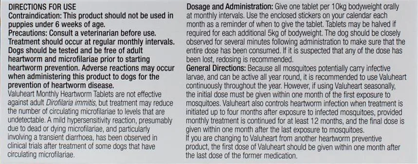 Valuheart Blue Dogs under 22 lbs (10 kg) - 6 Chewables - Image 2