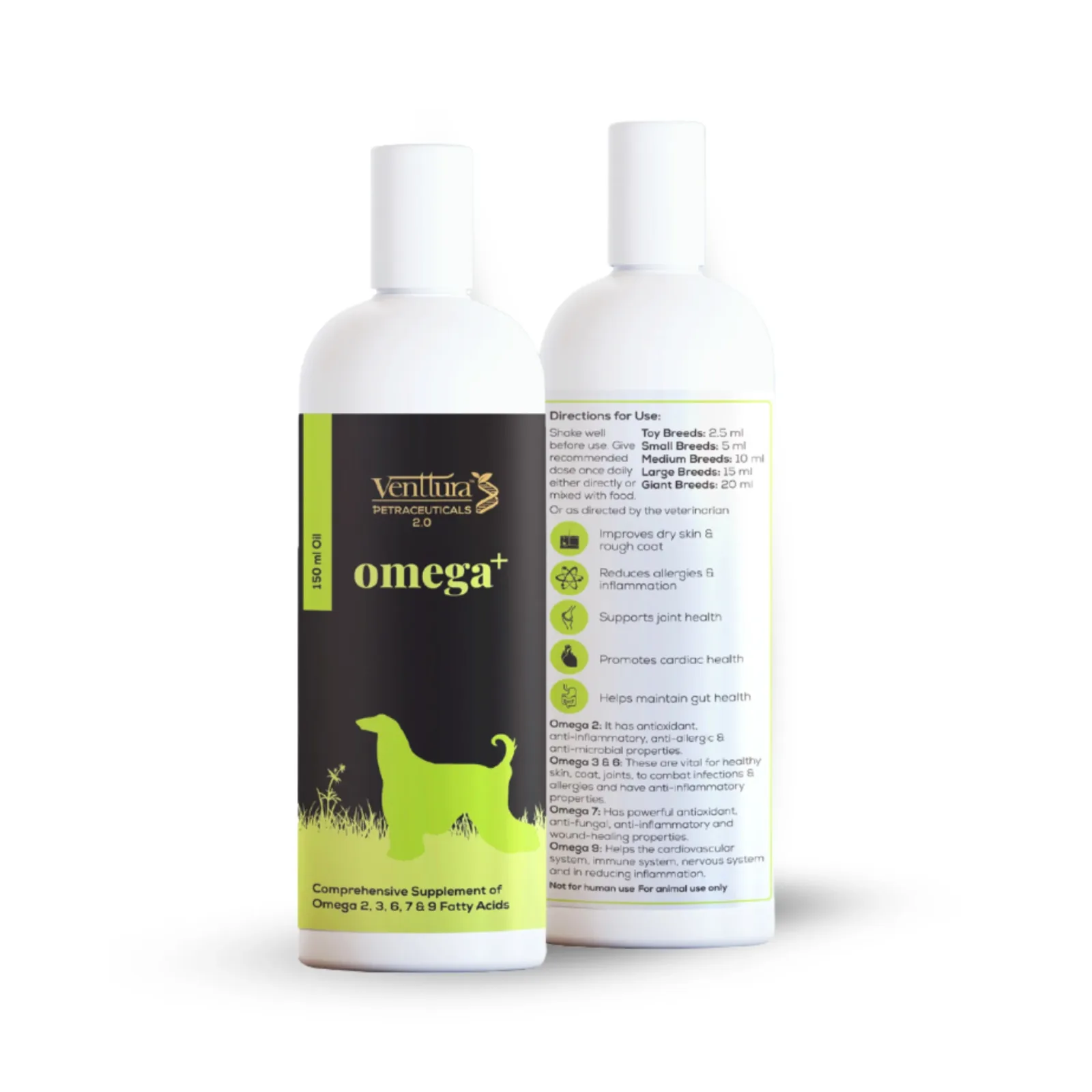 Venttura Omega 3 Plus Skin & Coat with Amino Plus Syrup for Dogs