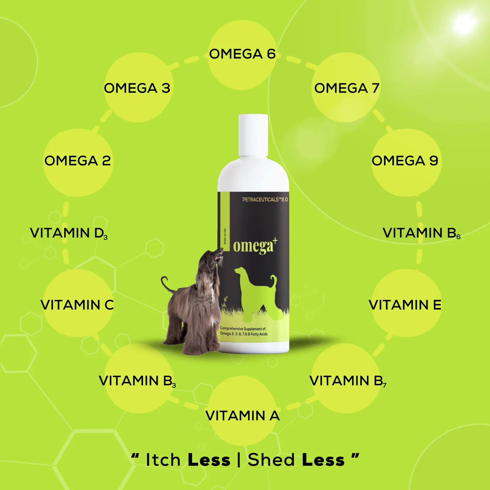 Venttura Omega 3 Plus Skin & Coat with Amino Plus Syrup for Dogs - Image 2