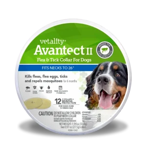 Vetality Avantect II Flea & Tick Collar for Dogs 26in 2ct
