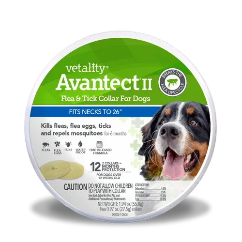 Vetality Avantect II Flea & Tick Collar for Dogs 26in 2ct - Image 2
