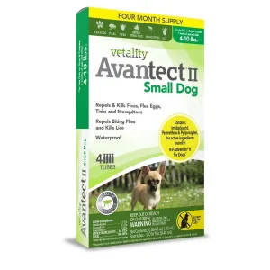 Vetality Avantect II Flea & Tick For Dogs 0.064 fl. oz 4 Count