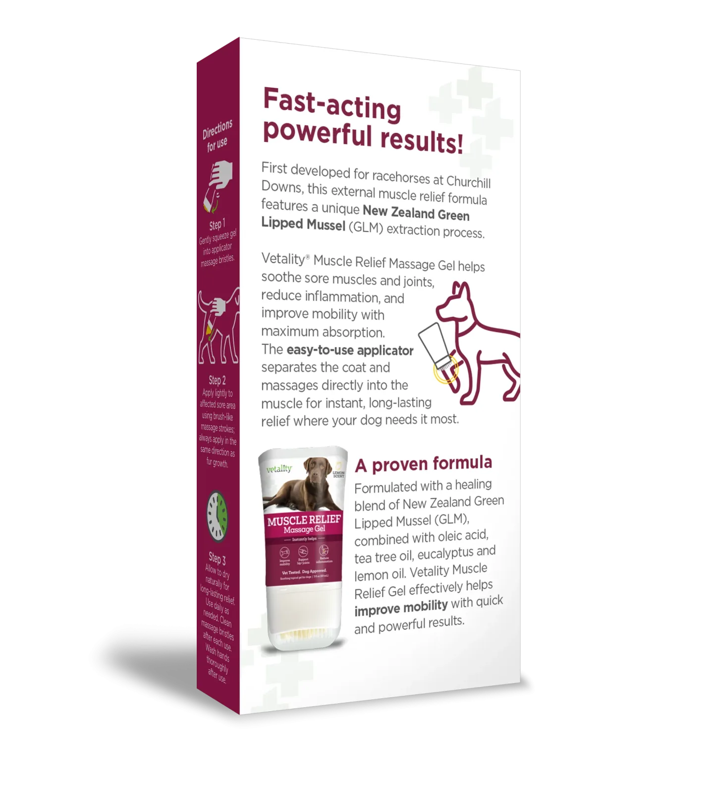 Vetality Muscle Massage Gel 3 fl oz. - Image 2