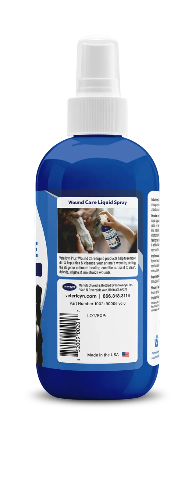 Vetericyn Plus Antimicrobial All Animal Wound Care Spray, 8-ounce - Image 2