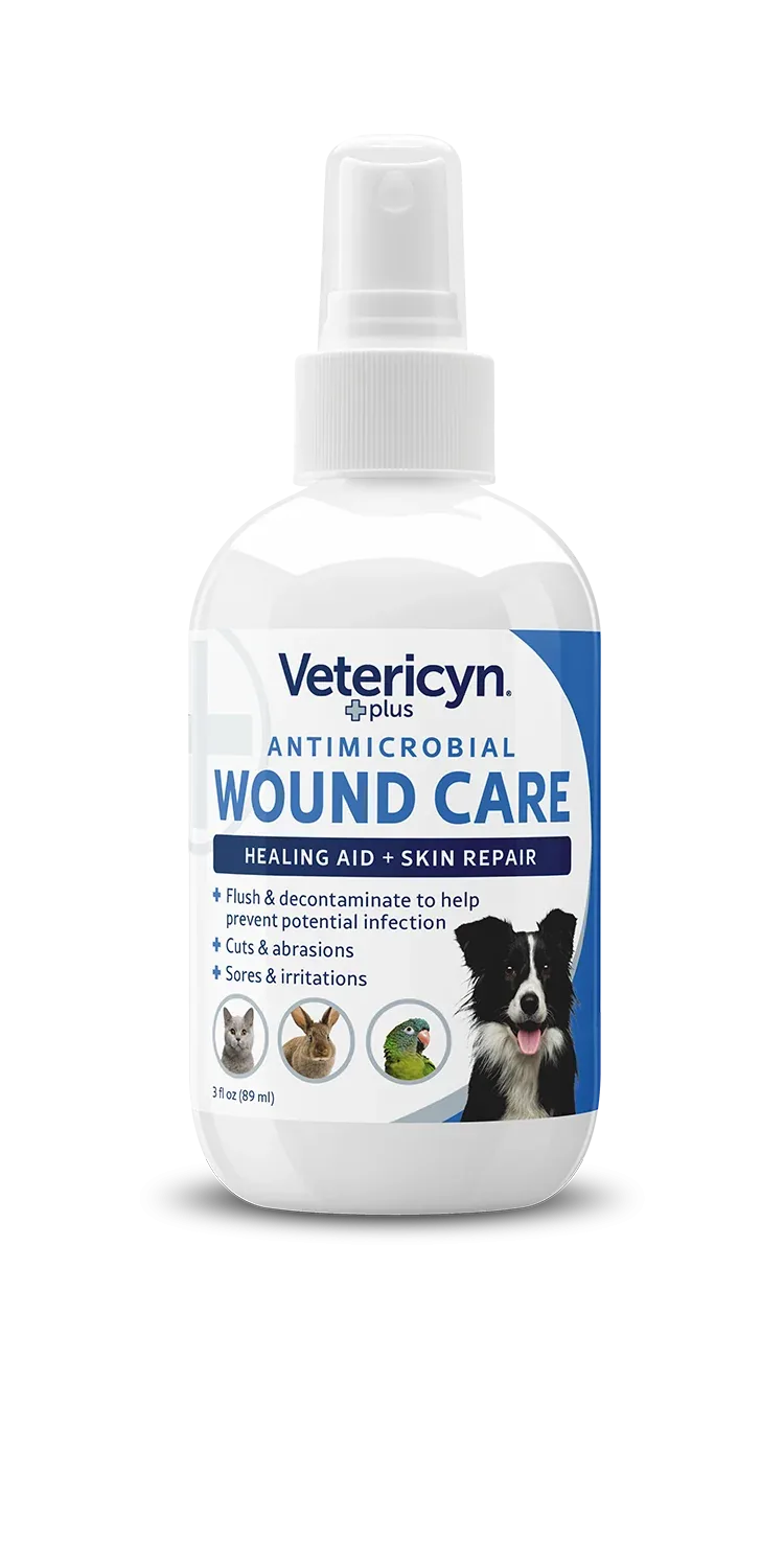 Vetericyn Plus Antimicrobial Dog & Cat Wound Care Spray, 3-ounce - Image 2
