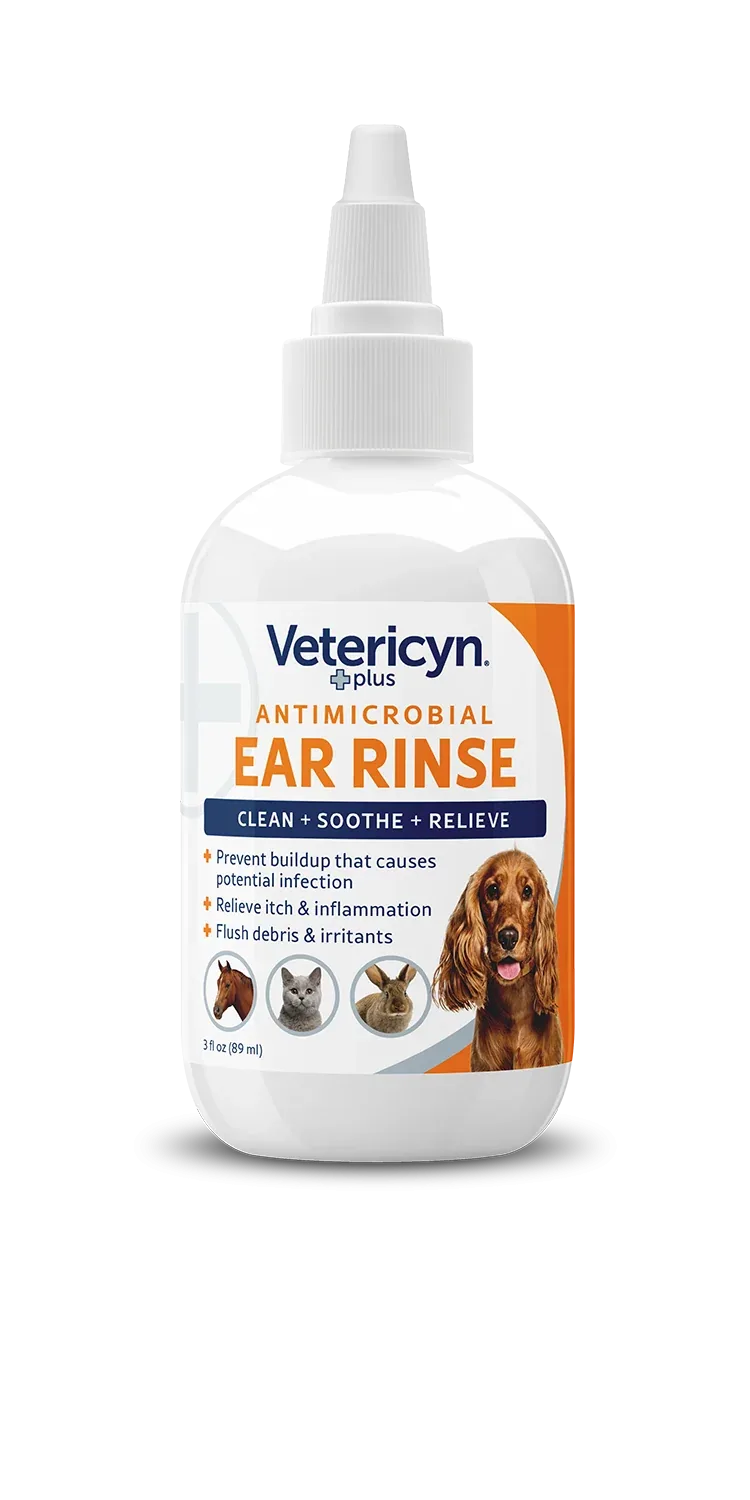 Vetericyn Plus Antimicrobial Ear Rinse for Dogs & Cats, 3-ounce - Image 2