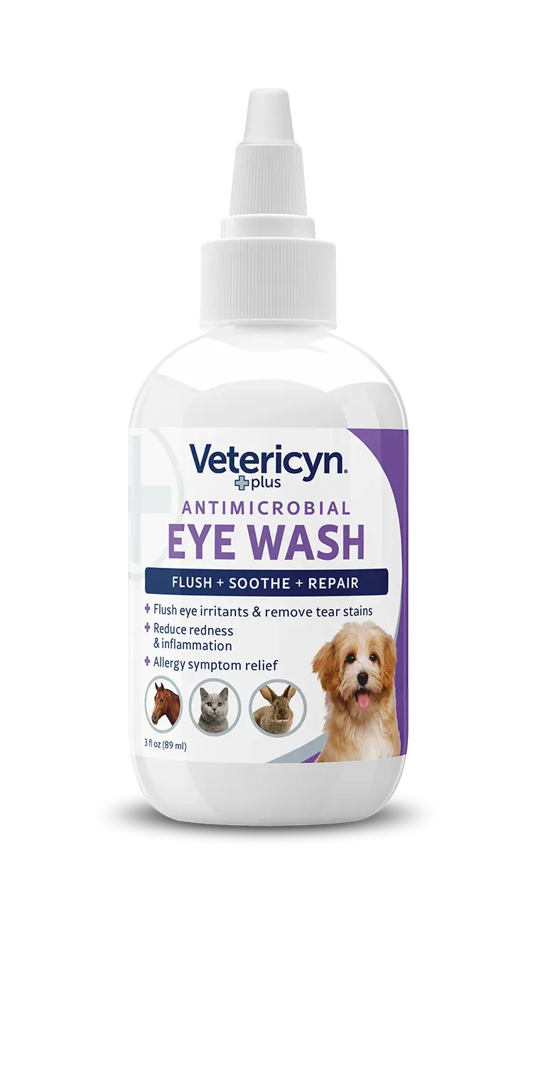 Vetericyn Plus Antimicrobial Eye Wash for Dogs & Cats, 3-ounce - Image 2