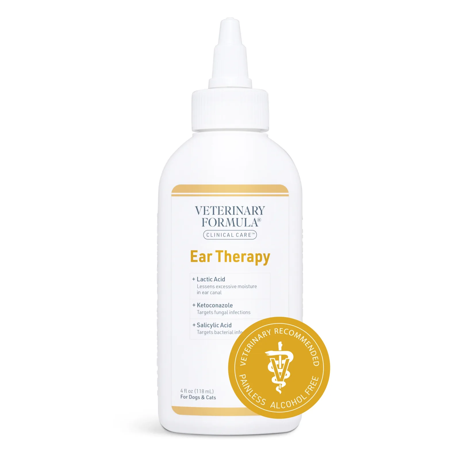 Veterinary Formula Clinical Care Ear Therapy for Dogs & Cats, 4 oz