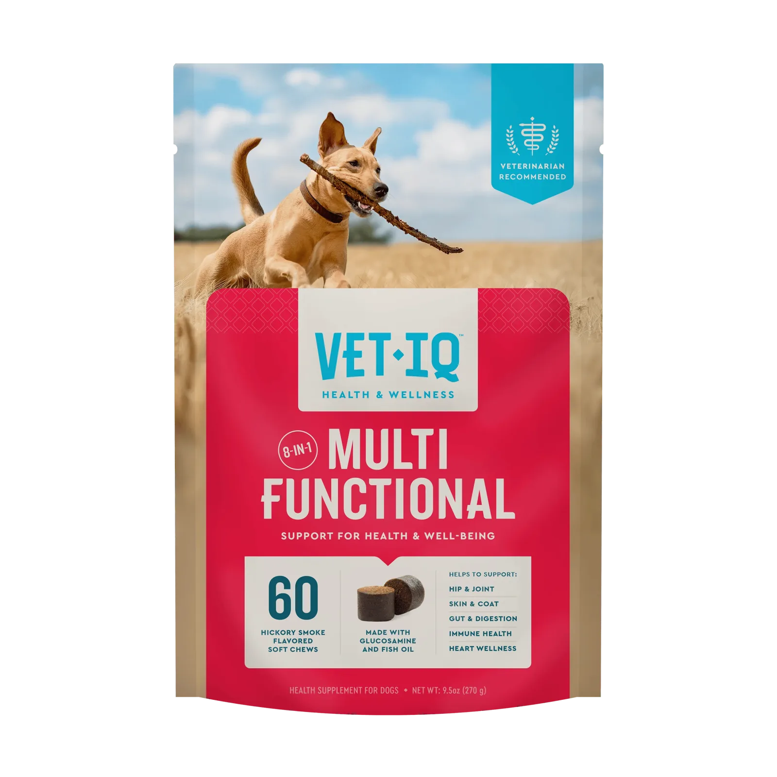 VETIQ 8-in-1 Multifunctional Dog Chew 60 count