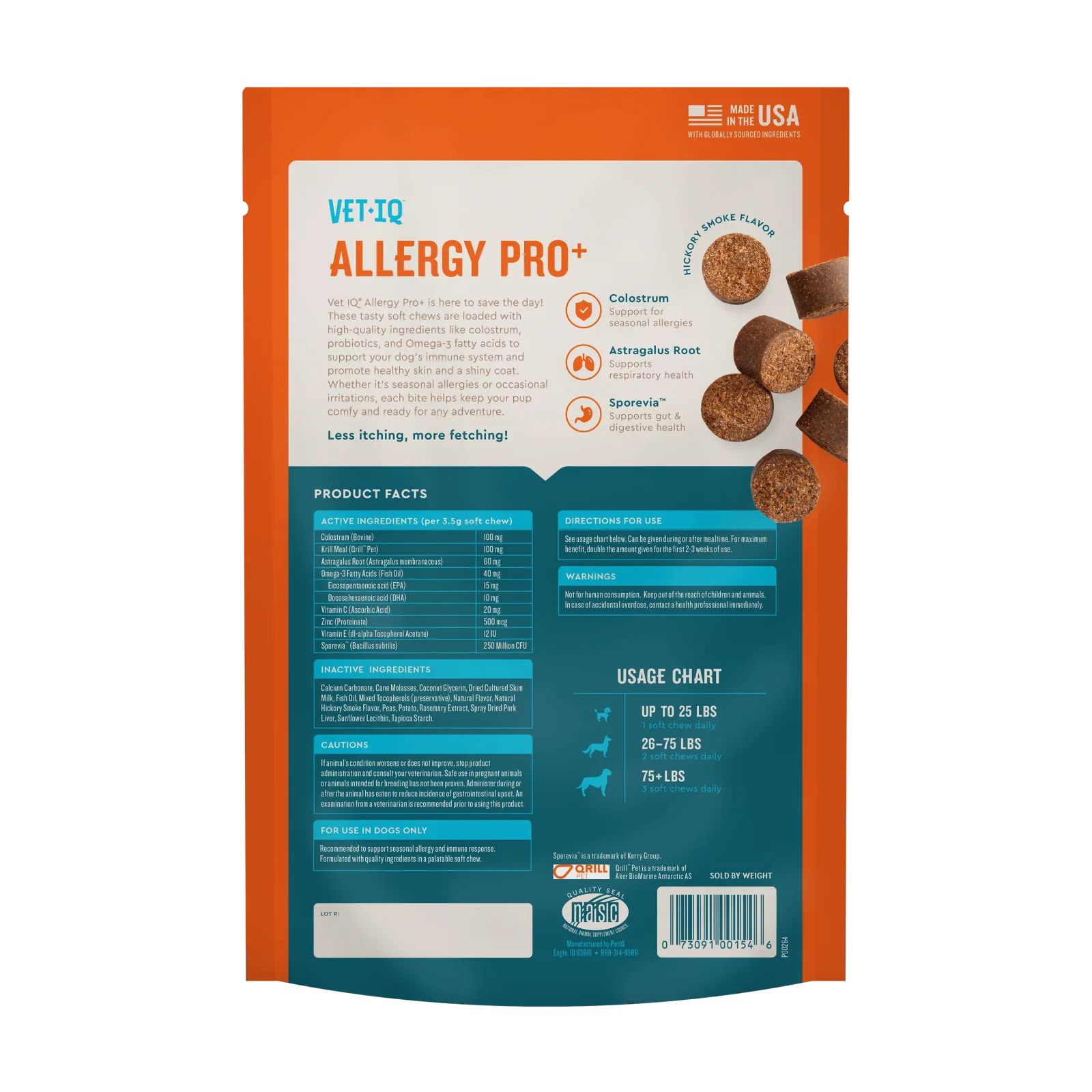 VetIQ Allergy Pro 60 Count - Image 2