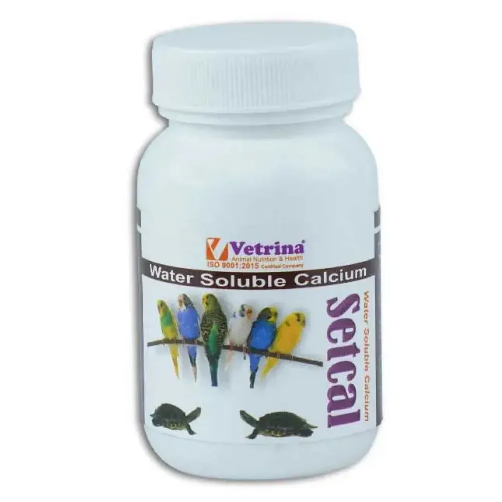 Vetrina Setcal Exotic Powder Calcium Supplement for Birds (125g)