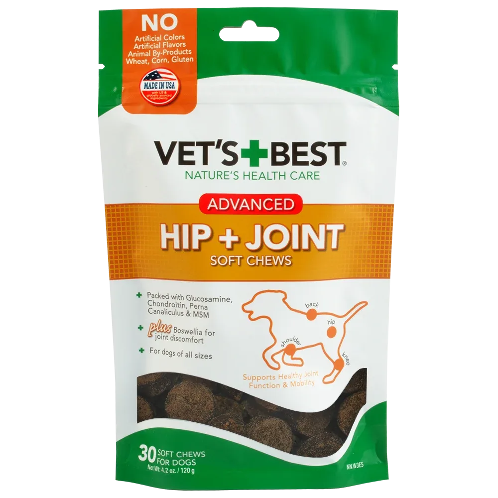 Vet's Best Advanced Hip + Joint Soft Chews 30ct