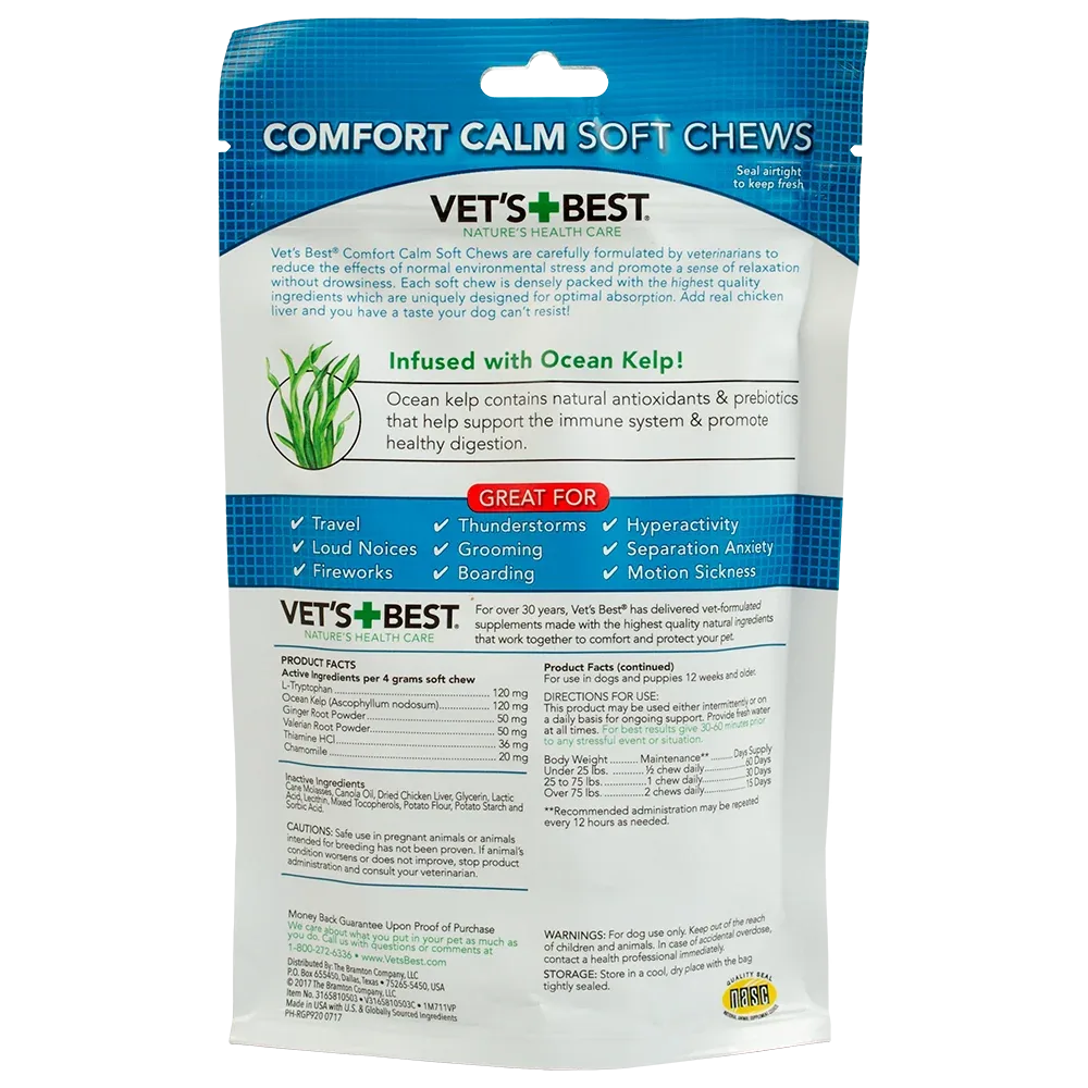 Vet's Best Comfort Calm Soft Chews 30ct - Image 2