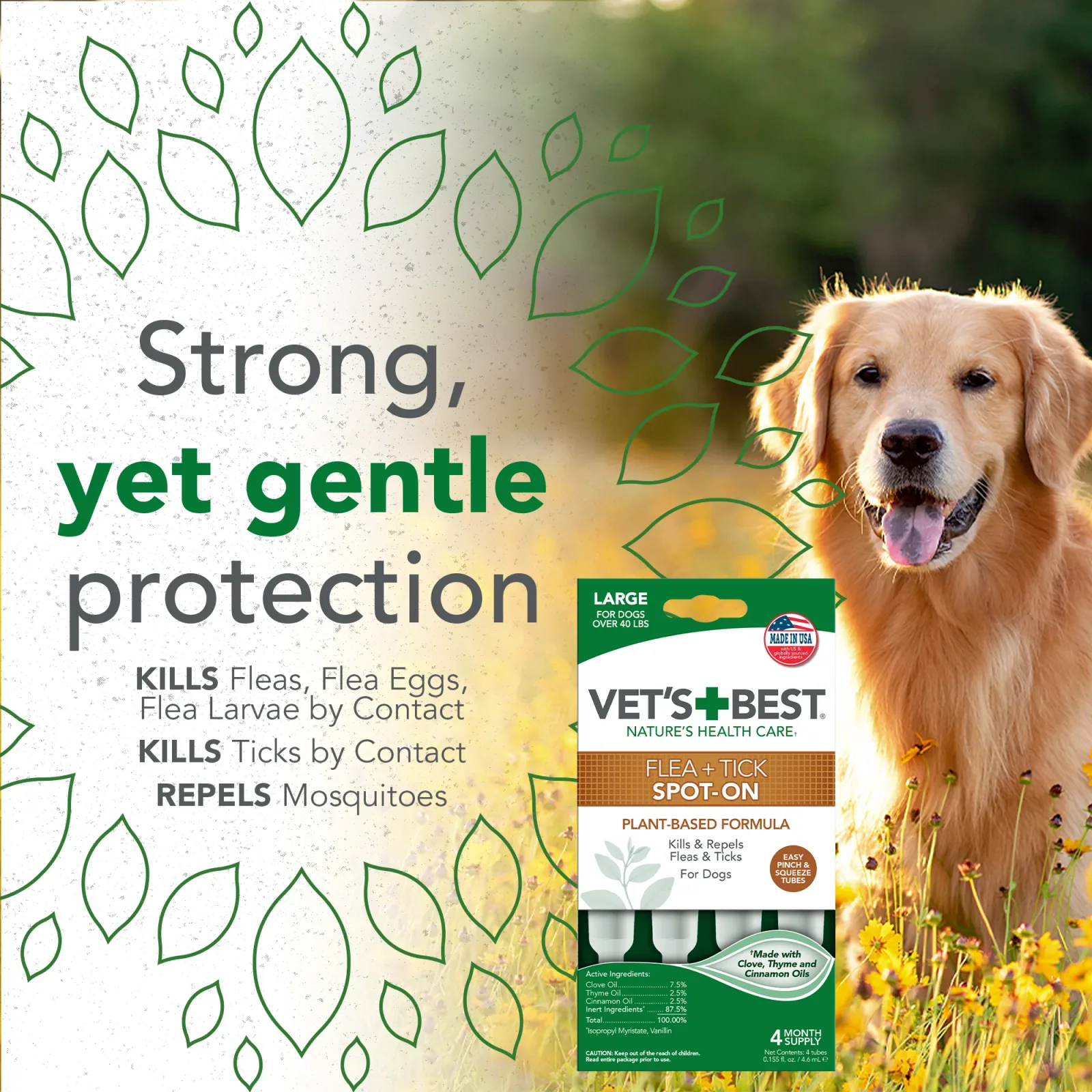 Vet's Best Flea and Tick Spot-On Large 4ct. - Image 2