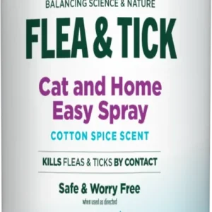 Vet's Best Flea & Tick Cat and Home Spray Cotton Spice Scent 14 oz