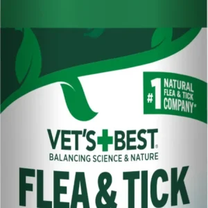 Vet's Best Flea & Tick Waterless Bath for Cats Cotton Spice Scent 5oz