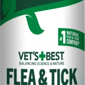 Vet's Best Flea & Tick Waterless Bath for Dogs Cotton Spice Scent 8 oz