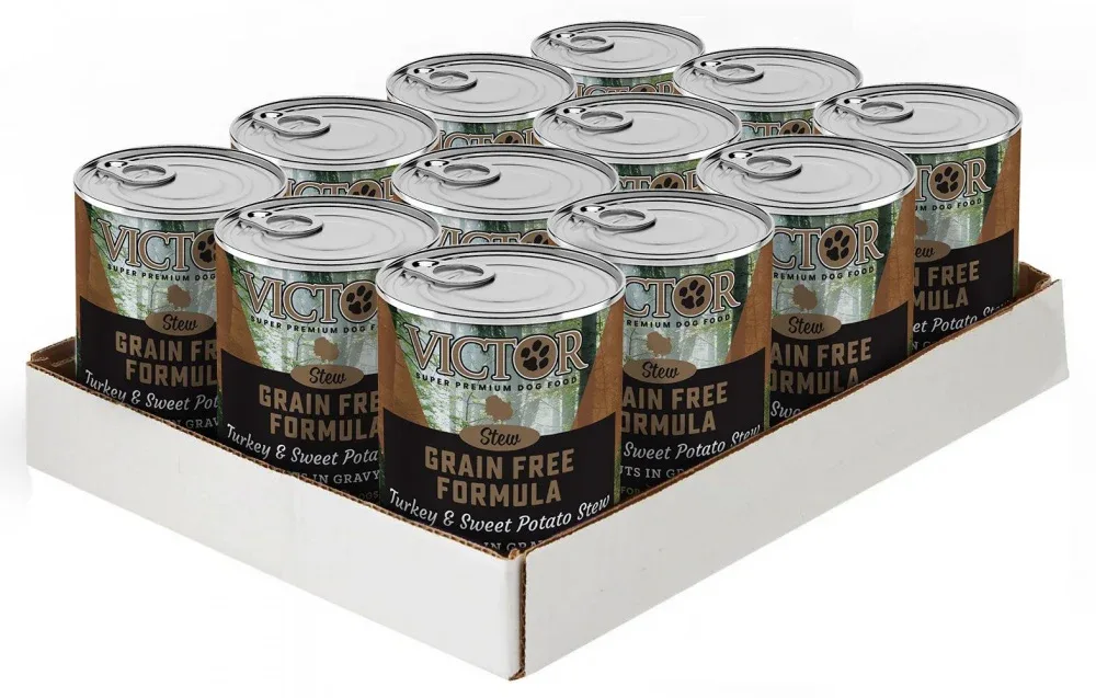 Victor Grain Free Turkey & Sweet Potato Stew Canned Dog Food - Image 2